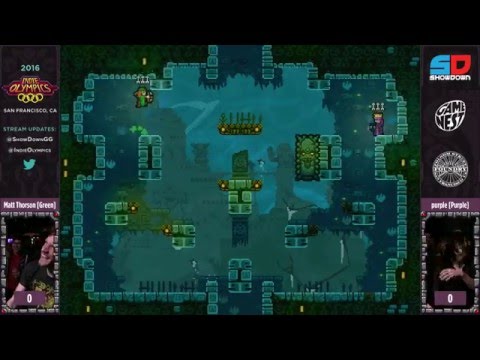 Indie Olympics 2016: Towerfall - Matt Thorson vs purple - Pools