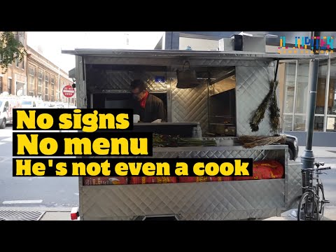 This food truck in Philly has no signs, no menu and people are still lining up for his food