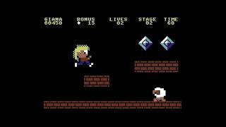 Commodore 64 =+ The Great Giana PETSCII Sisters += New version 2022