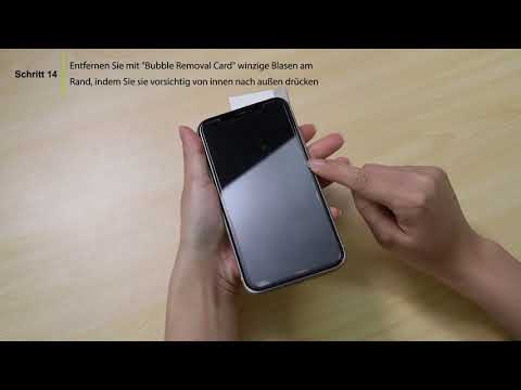 Panzerglas + Kamera Schutzfolie Installationsvideo