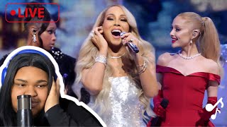 NOT a Vocal Coach Reacts To Oh Santa! Mariah Carey, Ariana Grande and Jennifer Hudson 🎅🏽🎶🎤