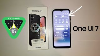 Samsung Galaxy A14: Update to Android 15 One UI 7
