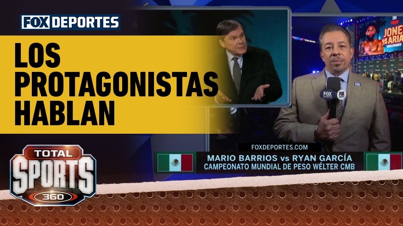 🤨😎 GARCÍA VS BARRIOS | Jaime Mota conversó con Ryan García y Mario Barrios | Total Sports