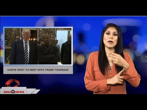 Kanye West to meet with Trump Thursday (ASL - 10.9.18)