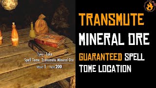 Transmute Mineral Ore - Spell Tome Location