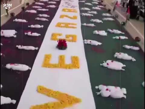 The little angels of Gaza, taken too soon, now soaring in Jannah. Forever in our hearts. 🇵🇸