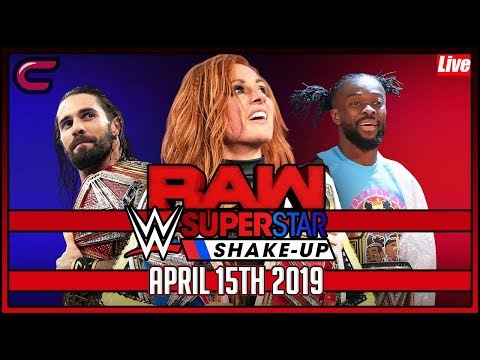 WWE RAW Superstar Shake-up Live Stream Full Show April 15th 2019 Live Reaction Watch Along Conman167