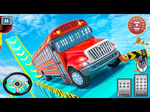 Impossible School Bus Simulator Tracks Driving - Android GamePlay #4