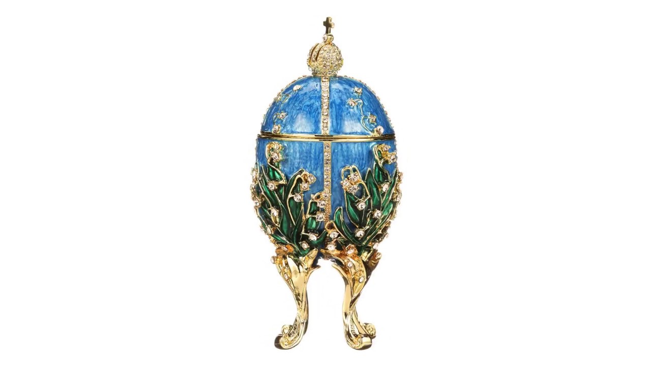 Empress Valentina Romanov-Style Collectible Enameled Egg Video