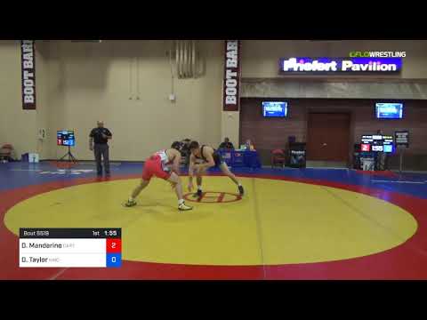 2018 Marine Corps US Open/UWW Junior Freestyle 74 Con 16 #1 - Dom Mandarino (CARTC) Vs. Dillon Tay