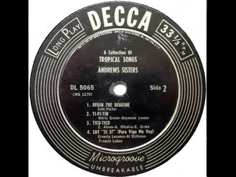 The Andrews Sisters on Decca 1947