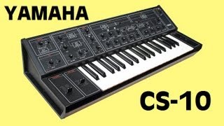 Video thumbnail for YAMAHA CS-10 Analog Synthesizer 1977 | HQ DEMO by AnalogAudio1