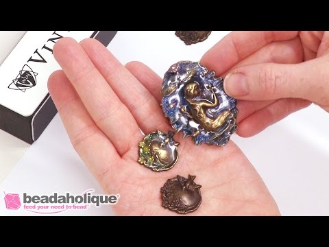 How to Add Patina and Magic Glos to a Vintaj Pendant