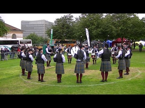 STOCKBRIDGE PIPE BAND AT FHE WORLD PIPE BAND  CHAMPIONSHIPS 2018