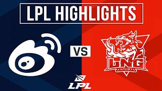WBG vs LNG Highlights ALL GAMES | LPL 2026 Split 3 | Weibo Gaming vs LNG Esports