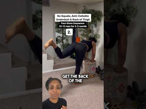 Anti-cellulite no squats bum lift & thigh toning.
