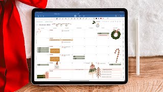 Monthly Plan with Me on iPad | December 🎅🏼