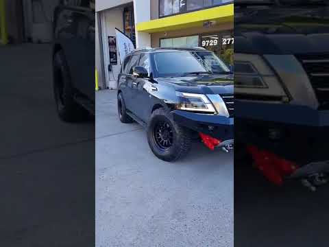 Sound UP! Supercharged Y62 Patrol gets the treatment : Black Rhino Rapid 18" Wheels and Maxxis Tyres