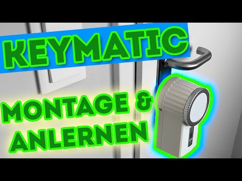 Keymatic Homematic | Installation Einrichtung und Anlernen
