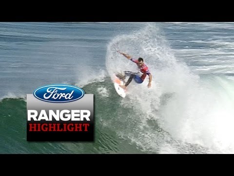 2012 Rip Curl Pro men's Round 3 - Heat 12 highlights presented by Ford Ranger