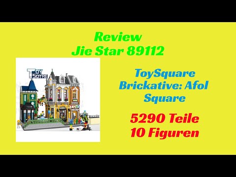 Bunt, Groß und behämmert zu bauen 🤦‍♂️ JieStar - 89112 Toy Square von Brickative (AFOL Square)