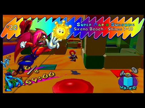 Super Mario Sunshine - Part 20 : Sirena Beach - Shines 7-10