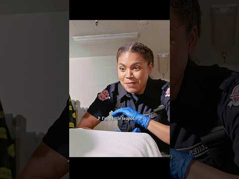 Firefighter dad busts his own kid 🤯 #Shorts