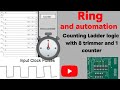 How To Make Automatic Counting Or Ring Counting With Counter And Program Auto Reset And Counting