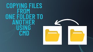 COPY FILES FROM ONE FOLDER TO ANOTHER USING CMD | EASY ONE LINE COMMAND