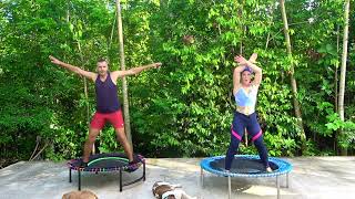 20mins Rebounding Aerobic Routine to Test your Memory & Co-ordination on a Mini Fitness Trampoline
