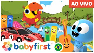 🔴 AO VIVO: Primeiras Palavras, Vocabulário e Músicas Infantis com Larry | BabyFirst Brasil