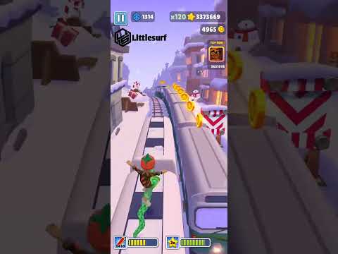 Subway Surfers Winter Wonderland #subwaysurf #fbreel #reel #short #ytshort #littlesurf #LSF #gaming
