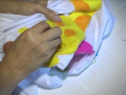 Crafts with appliqué patch