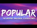 The Weeknd Madonna Playboi Carti Popular Lyrics