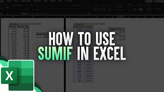 How To Use SUMIF In Excel