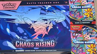 Pokemon Chaos Rising Elite Trainer Box + 2 Booster Bundle Opening