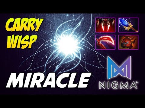 Miracle WISP IO KILLER - Dota 2 Pro Gameplay