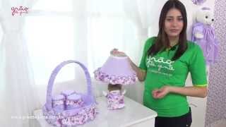 Quarto para Bebê sem Cama Babá Elegance Lilás | Ref: 44992