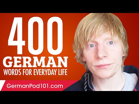 380 German Words for Everyday Life Basic Vocabulary 19