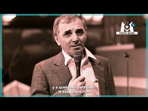 Charles Aznavour et Johnny Hallyday dans RTL Non-Stop ! // Extrait archives M6 Video Bank