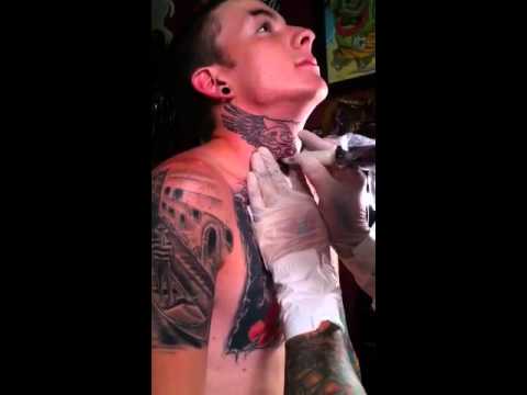 DAKOTAS NECK TATTOO SHADING VIA THE FAMOUS GILBERT TORRES