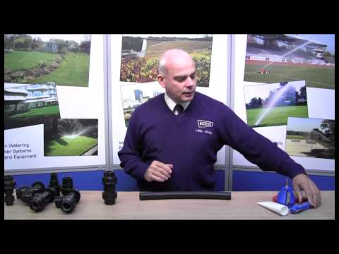 Fitting Compression Fittings to Polythene Irrigation...