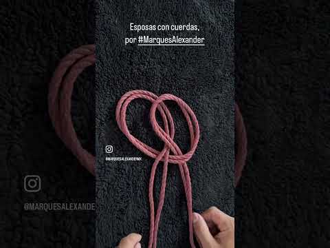 Esposas con cuerdas, handcuffs shibari