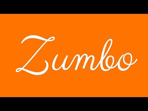 Learn how to Write the Name Zumbo Signature Style in Cursive Writing
