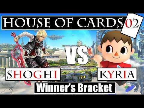 House of Cards #2 - Shoghi (Marth, Shulk) VS Kyria (Villager, Mario) SSB4 Winner's R2