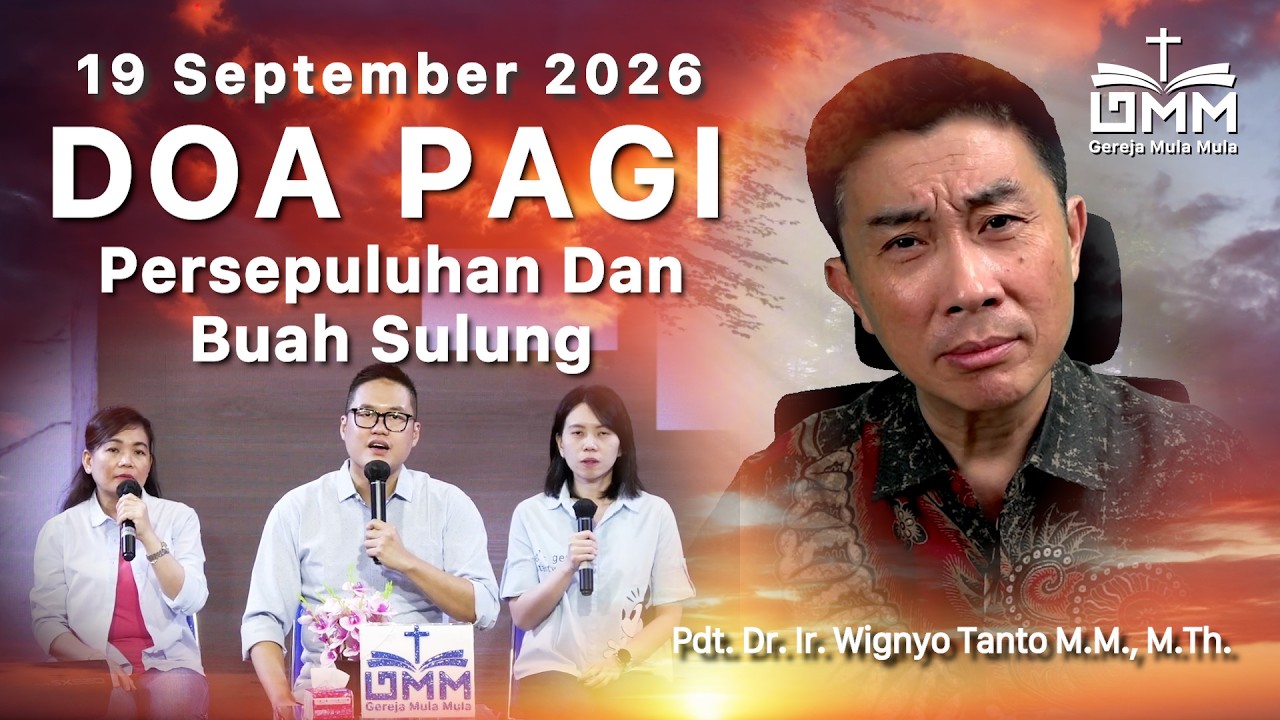 DOA PAGI | Makna Berhala – 19 September 2026 | Ps. Dr. Wignyo Tanto