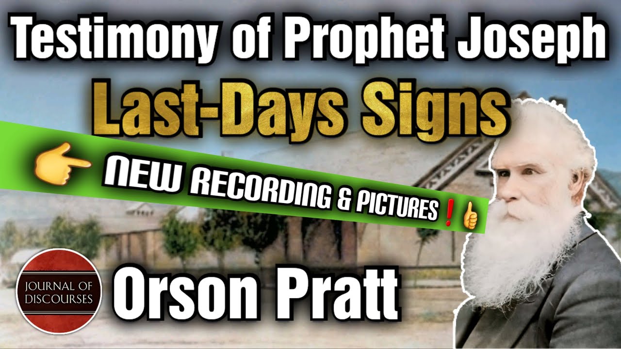 Testimony Concerning the Prophet Joseph ~ Orson Pratt ~ JOD 7:29