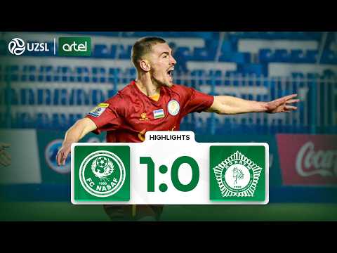 Superliga 1-tur. Nasaf - Xorazm bahsida kiritilgan gol va xavfli vaziyatlar (Highlights)