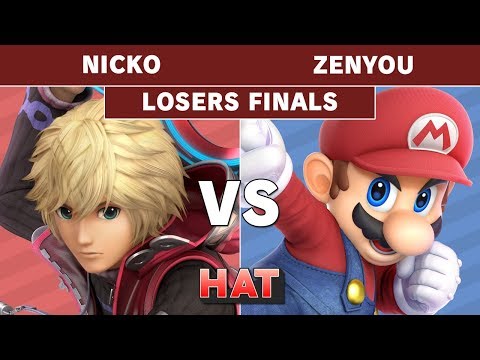 HAT 49 - FAD | Nicko (Shulk) Vs. eM | Zenyou (Mario) Losers Finals - Smash Ultimate Tournament