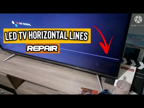 Led tv horizontal line repair